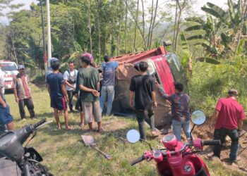 Pasutri di Cikalong Tewas Usai Terlindas Truk