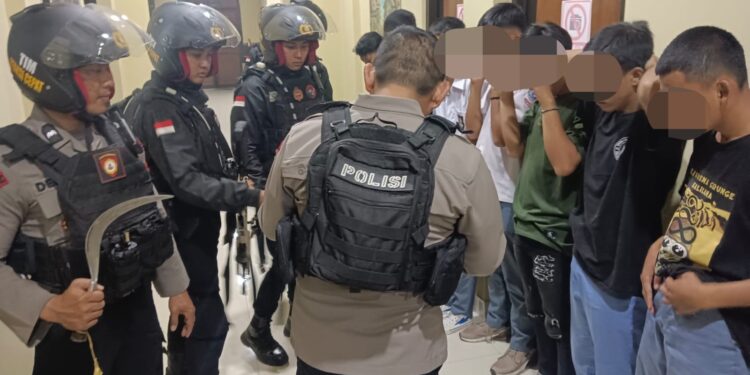 Hendak Tawuran, 8 Siswa SMK di Karangtengah Diamankan Polisi