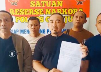 Dari Aduan Masyarakat, Granat Kabupaten Cianjur Berhasil Mengamankan Pengedar Obat Terlarang dan Membantu APH