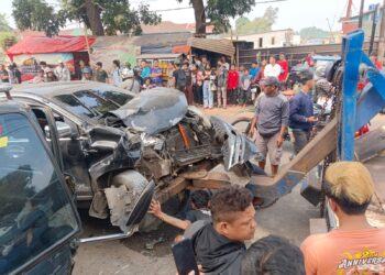 Tabrakan Beruntun di Cianjur Melibatkan 9 Kendaraan, 1 Orang Meninggal di Tempat