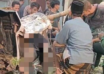 Diduga Rem Blong, Sopir Truk Tewas Usai Tabrak Pohon-Bangunan Pabrik di Cikalongkulon