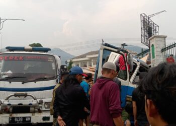 Kecelakaan Beruntun di Jalur Puncak, Truk Tabrak 4 Kendaraan dan Tewaskan Satu Orang