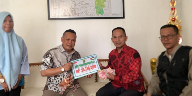 Peduli Rakyat Palestina, Masyarakat Desa Bunisari Galang Donasi