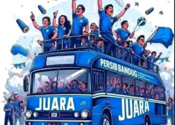 JUARA: Pertandingan Persib Bandung Vs Madura United leg kedua di Stadion Gelora Bangkalan, Jawa Timur, dengan hasil agregat 6-1. (istimewa)