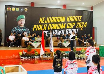 500 Karateka Berlaga pada Kejuaraan Karate Dandim Cup 2024