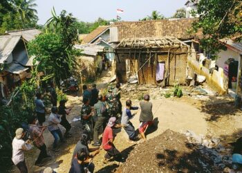 Seorang Jompo di Cilaku Tempati Rumah Layak Huni Berkat TNI dan PT Pertamina