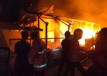 Kawasan Pasar Bojongmeron Terbakar, Belasan Kios dan Rumah Ikut Dilalap Api