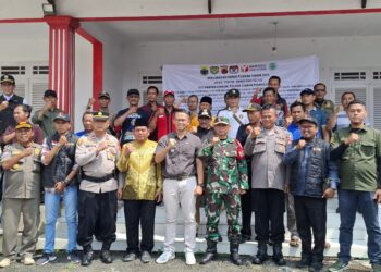 Sehari Jelang Masa Kampanye, Polsek Cidaun Deklarasi Damai Pilkada 2024