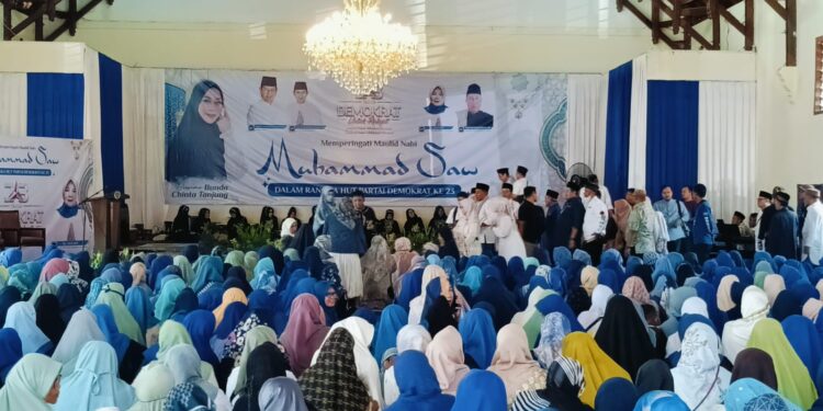 Bertepatan Peringatan Maulid Nabi, Demokrat Cianjur Tegaskan Konsisten Dukung Paslon Nomor Urut 1