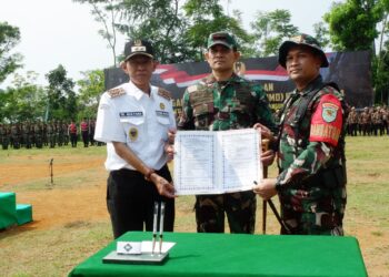 TMMD ke-122 Digelar di Desa Ciandam, Wabup Ucapkan Terima Kasih kepada TNI