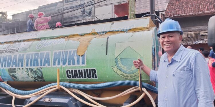 Perumdam Tirta Mukti Cianjur Suplai 2 Juta Liter Air Selama Kemarau