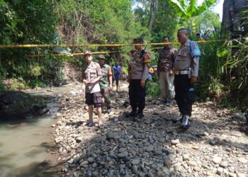 Warga Cilaku Temukan Mayat Tanpa Identitas di Aliran Kali yang Dangkal
