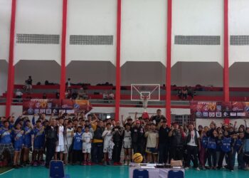 Klub Motor Rebel Bastard Cianjur Gelar Turnamen Basket di Cianjur