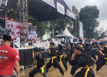 Kampanye Akbar Paslon Nomor 1 Ditampilkan Tiga Pilar Budaya Khas Cianjur