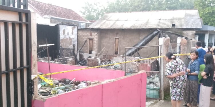 Terjebak Kobaran Api, Perempuan Lansia di Karangtengah Tewas Terbakar di Dalam Rumah