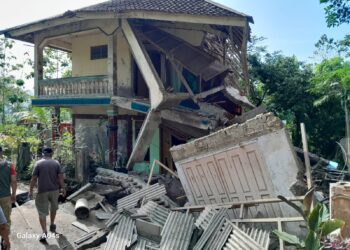 Belasan Rumah Warga di Kadupandak Rusak Terdampak Pergerakan Tanah