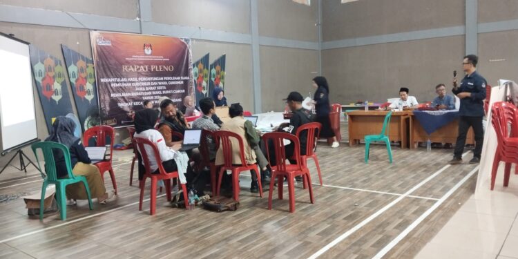 PPK Warungkondang Mulai Hitung Perolehan Suara Pilkada, Diawali Pilgub Jabar
