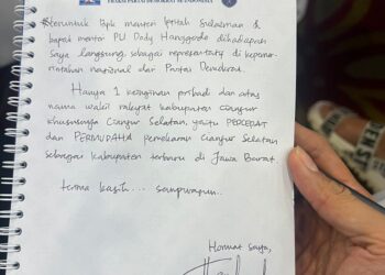 Fraksi Demokrat DPRD Cianjur Surati Dua Menteri, Dorong Pemekaran Cisel
