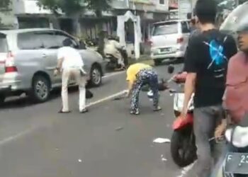 Pemotor ‘Adu Banteng’ di Ciwalen, Satu Orang Tewas di Tempat