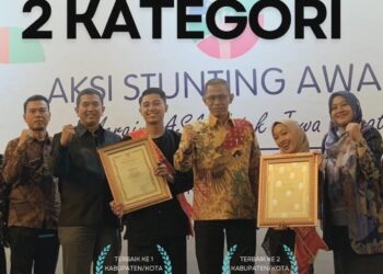 Bapperida Cianjur Apresiasi Pencapaian DPPKB3A yang Dapatkan 2 Penghargaan Aksi Stunting Award Se-jawa Barat 
