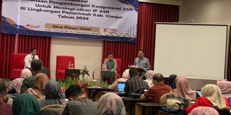 BKPSDM Cianjur Gelar Sosialisasi Perencanaan Pengembangan Kompetensi ASN