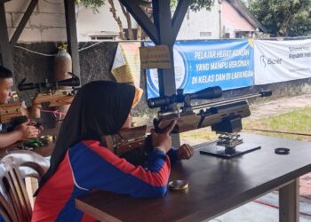 Jaring Atlet Muda Berbakat, Perbakin Cianjur Gelar Turnamen Menembak Antarpelajar