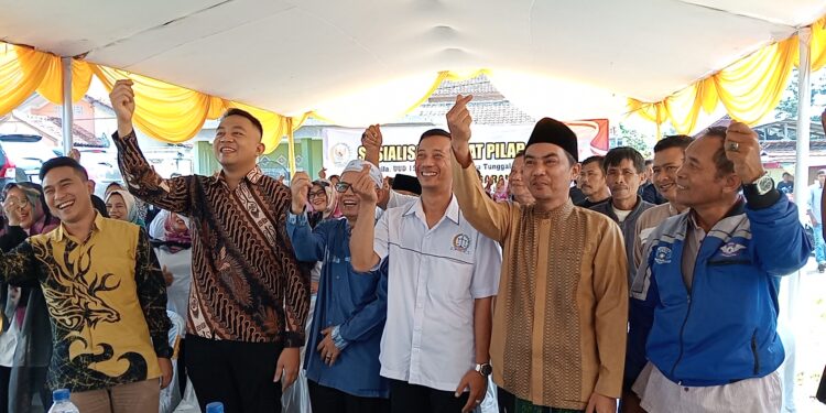 SOSIALISASI, Anggota MPR RI Isfhan Taufik Munggaran menggelar sosialisasi 4 pilar kebangsaan. (Bayu Nurmuslim/Logikanews)