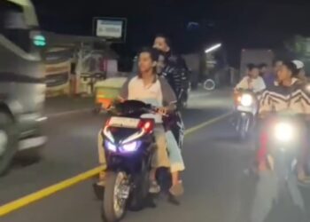 Bawa Senjata Tajam, Sekelompok Remaja Bermotor Berbuat Onar