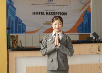 Siswa SMKN 1 Cipanas Juara 1 LKS Jabar 2025 Bidang Hotel Reception