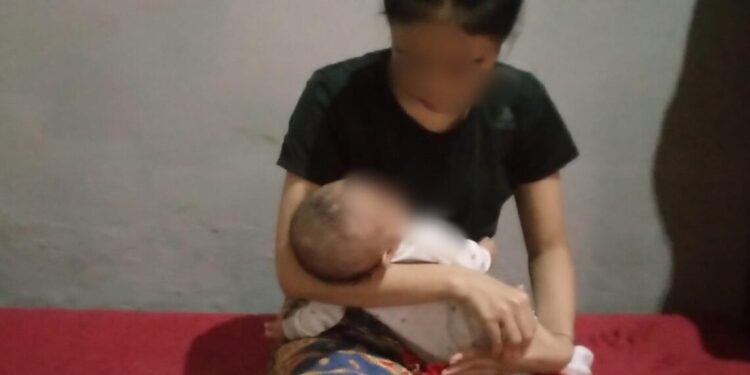 Nasib Bayi yang Ditelantarkan Ayah Biologisnya di Warungkondang Memprihatinkan, Asupan Makanan Hanya Air Gula