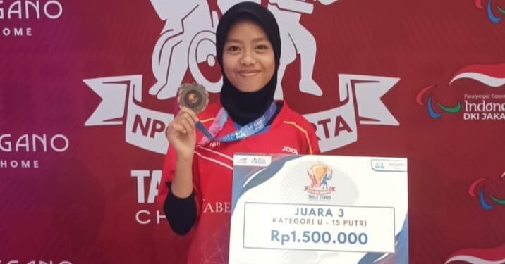 Bikin Bangga! Petenis Meja Asal Cianjur Juara di Tingkat Nasional
