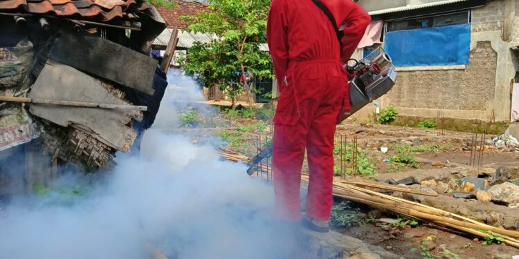 Terjadi Kasus Chikungunya, 150 Rumah di Kampung Pojok Cibeber Di-Fogging