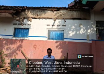 Atap Ruangan SDN Cimanggu 3 Ambruk, Disdikpora Cianjur Segera Ditindaklanjuti