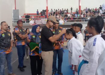 Ribuan Karateka dari Berbagai Daerah Berlaga pada Kejuaraan Karate Bupati Cianjur Cup 2025
