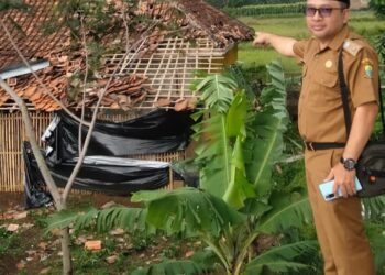 Angin Puting Beliung Terjang Cilaku, 8 Rumah dan 1 Madrasah Rusak