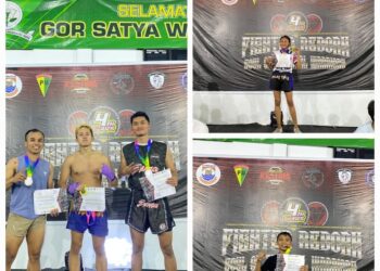 Atlet Muaythai Cianjur Raih Medali pada Kejuaraan ‘Muaythai Fighter Reborn Series 4’ di Cimahi