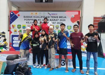 Atlet Tenis Meja Putra dan Putri Kabupaten Cianjur Lolos ke Porprov 2026