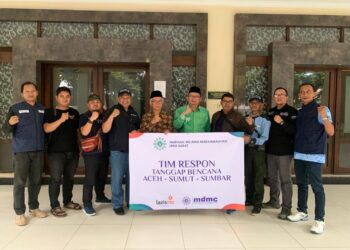 MDMC Cianjur Kirim Relawan ke Daerah Bencana di Aceh