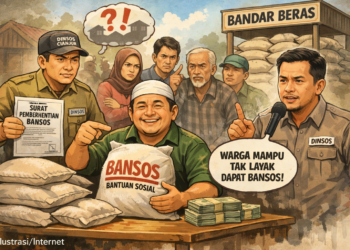 Dinsos Cianjur Soroti Kabar Bandar Beras Dapat Bansos di Cibeber