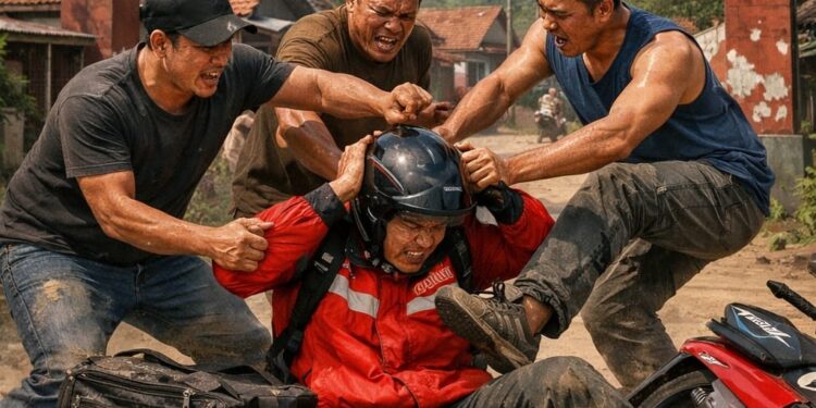 Niat Antarkan Paket COD, Seorang Kurir Malah Dikeroyok di Pasirkuda