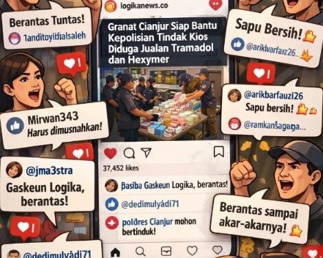 Akun Instagram Logikanews ‘Diserbu’, Warganet Ramai-ramai Dukung Pemberantasan Peredaran Obat Terlarang