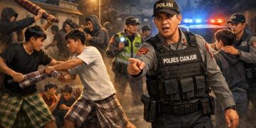 Polres Cianjur Antisipasi ‘Perang Sarung’, Giatkan Patroli di Polsek Jajaran