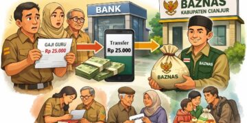 Gaji Ribuan Guru di Cianjur Dipotong untuk Infak, Baznas Pastikan Tepat Sasaran