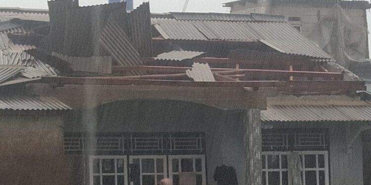 Sembilan Rumah Warga di Limbangansari Rusak Diterjang Puting Beliung