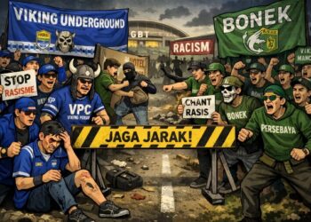 Insiden pada Laga Persebaya Vs Persib Berbuntut Panjang, Viking Underground Pilih Jaga Jarak dengan Bonek