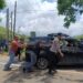 Sopir Diduga Mengantuk, Mobil Masuk Jurang di Sukanagara