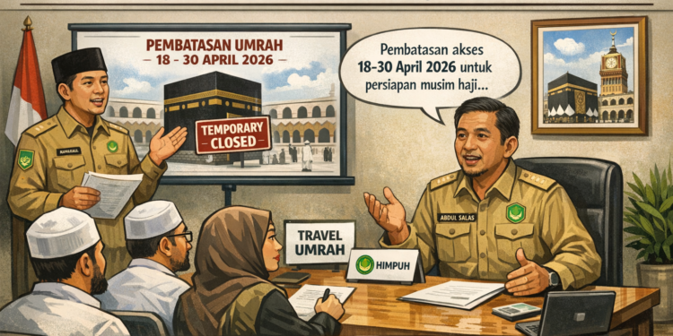 Arab Saudi Persiapan Ibadah Haji, Kemenhaj Cianjur Sosialisasikan Pembatasan Akses Umrah ke Perusahaan Travel