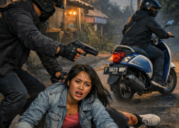 Karyawati di Ciranjang jadi Korban Begal Diduga Bersenjata Api, Sepeda Motor Raib Dibawa Pelaku