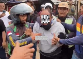 Tertangkap di Bojongpicung, Pelaku Curanmor di Ciranjang Babak Belur Dihakimi Warga