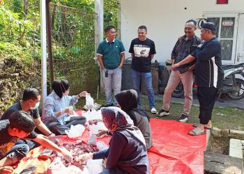 Perumdam Cianjur Berkurban, Dagingnya Dibagikan kepada Masyarakat
